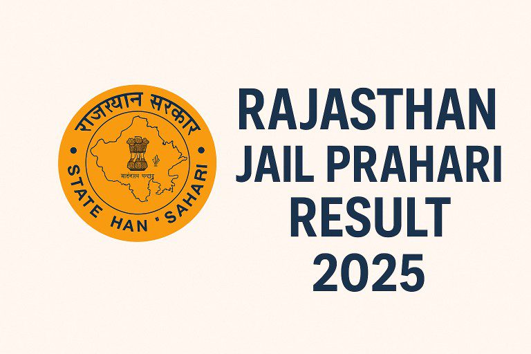 Rajasthan Jail Prahari Result 2025