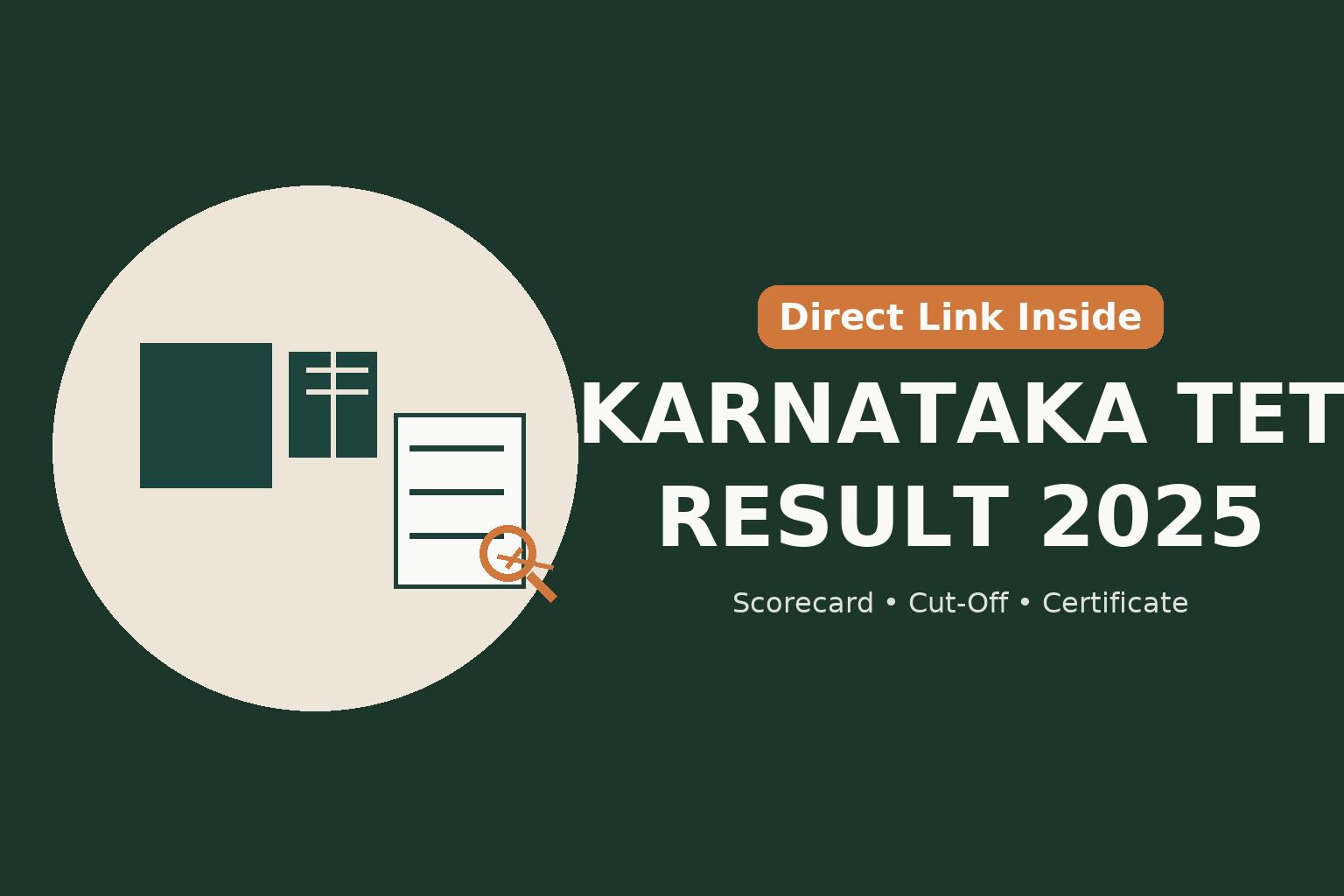 Karnataka TET Result 2025