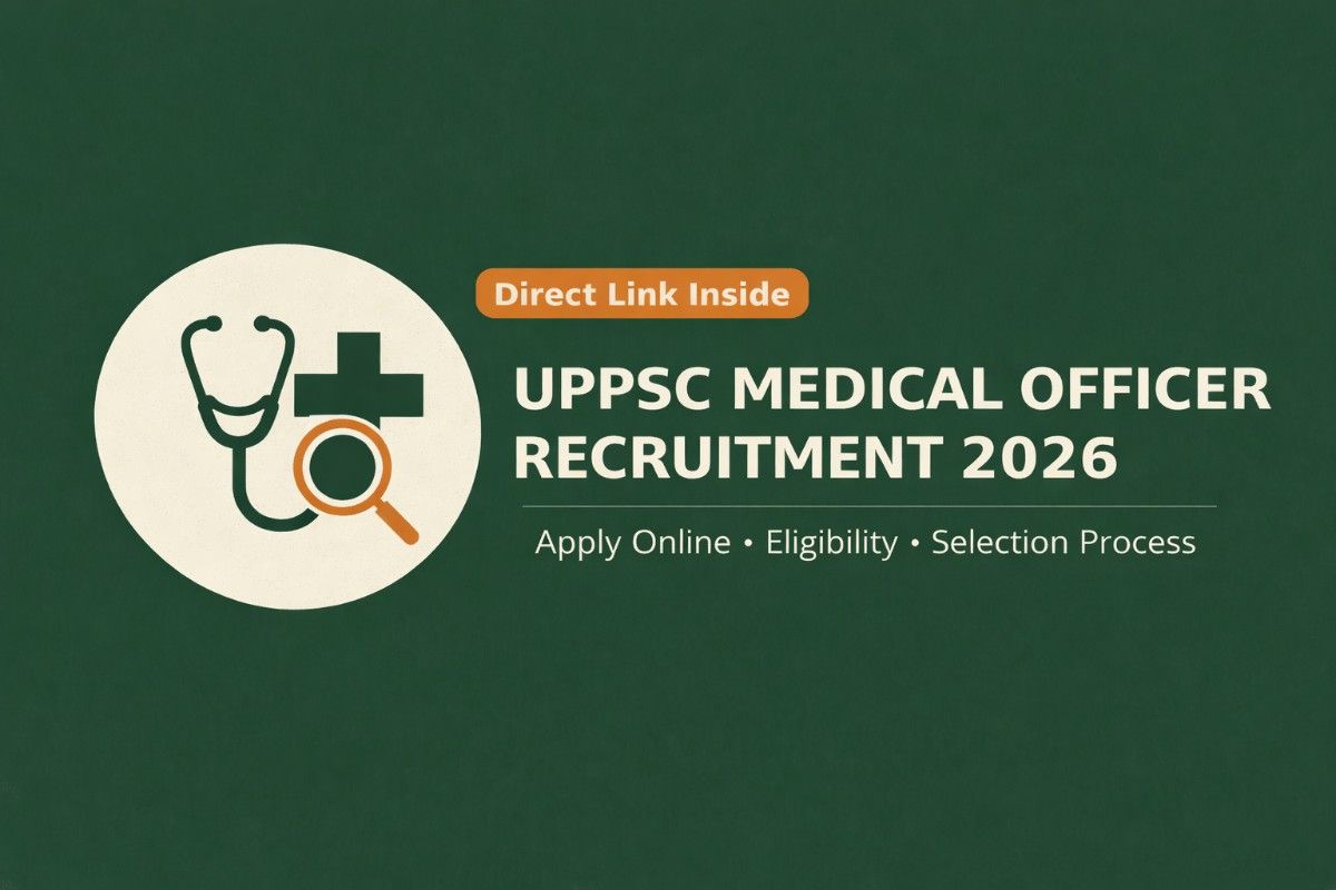UPPSC Medical Officer Recruitment 2026