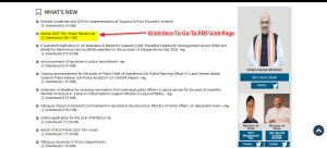 “What’s New” में SA/Exe 2025 Tier-I Exam Result Link (MHA IB Security Assistant Result 2025) हाइलाइट किया हुआ