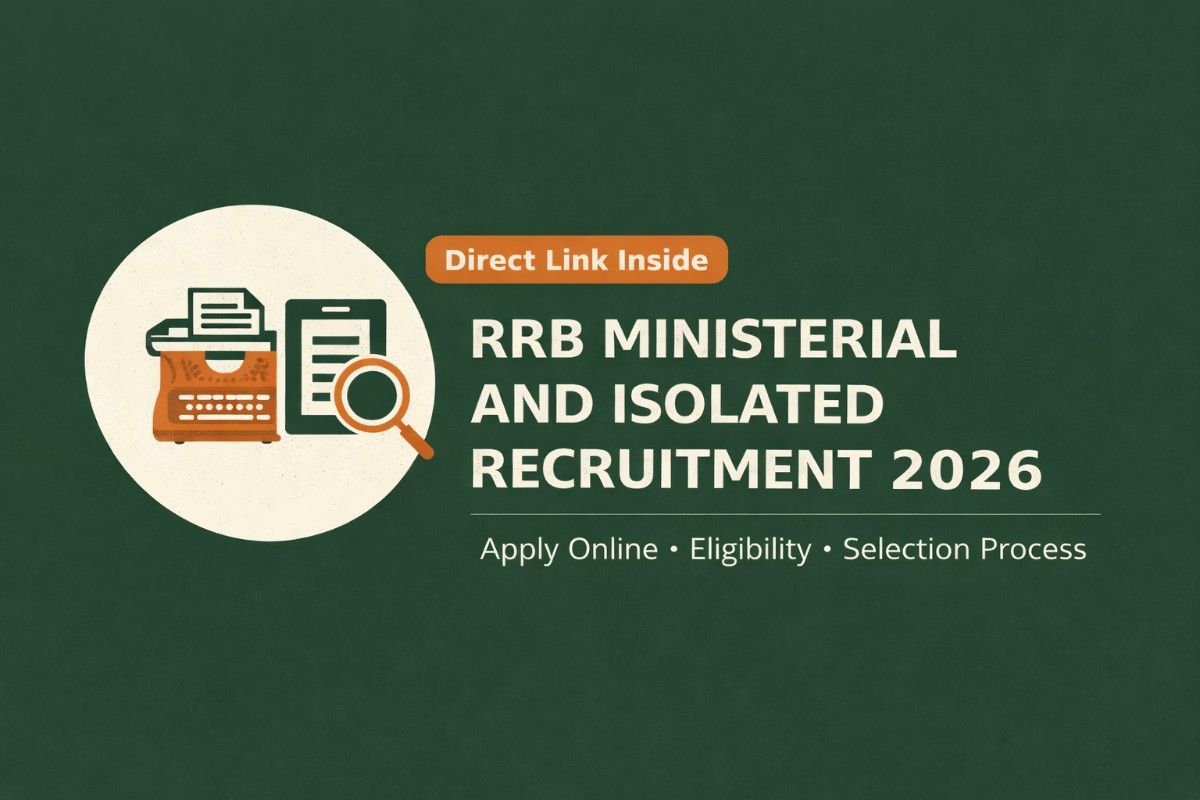RRB Ministerial and Isolated Categories Vacancy 2026 Featured Image